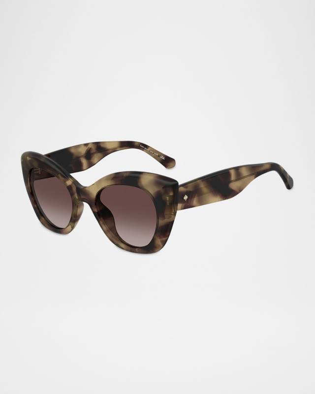 dominica rectangle acetate sunglasses